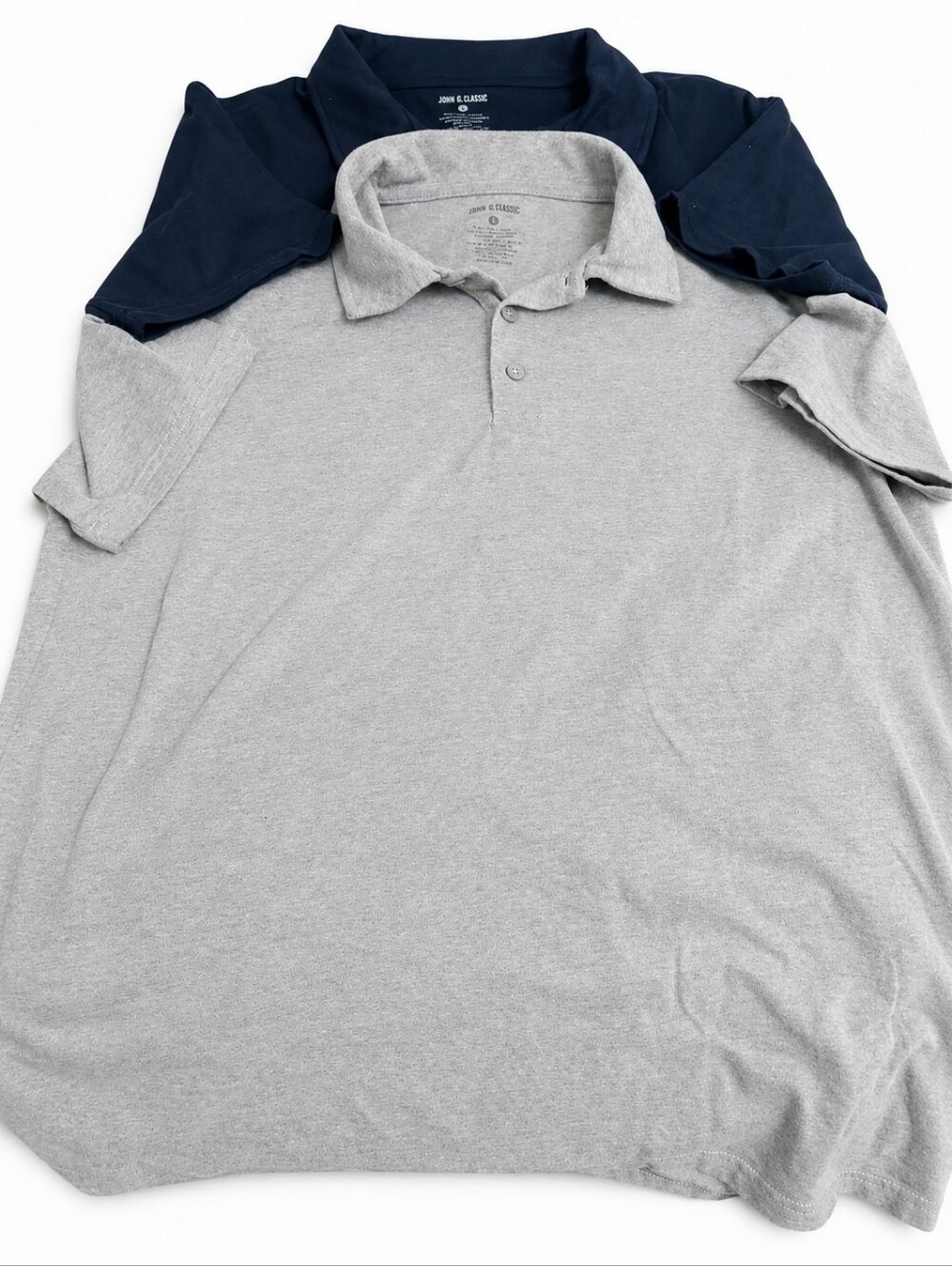 Men's Heather Gray Polo Shirt - Casual Short-Sleeve Collared Tee